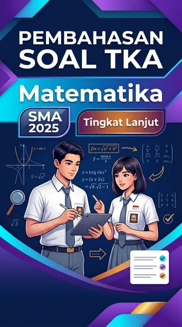 PEMBAHASAN SOAL TKA Matematika SMA 2025 Tingkat Lanjut