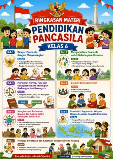 Rangkuman Kls 6   Pend Pancasila