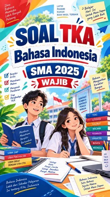 Soal TKA Bahasa Indonesia (Wajib) SMA/MA/SMK Tahun 2025