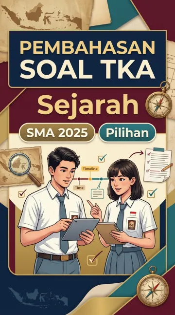 PEMBAHASAN SOAL TKA Sejarah SMA 2025 Pilihan