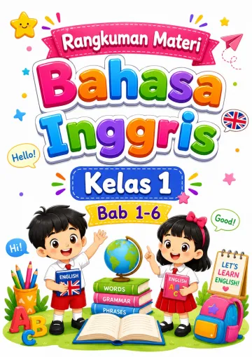 Rangkuman Materi Bahasa Inggris Kelas 1 SD Lengkap