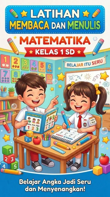 Latihan Membaca dan Menulis Matematika Kelas 1 SD
