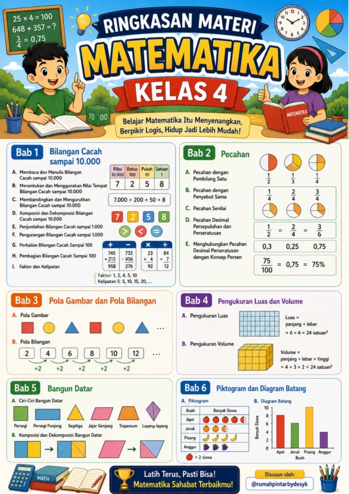 Rangkuman Kls 4   Matematika