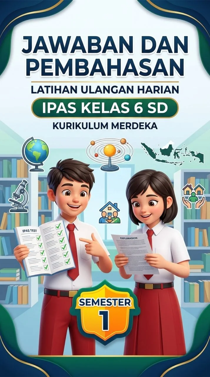 Jawaban dan Pembahasan Latihan Ulangan Harian IPAS Kelas 6 Semester 1