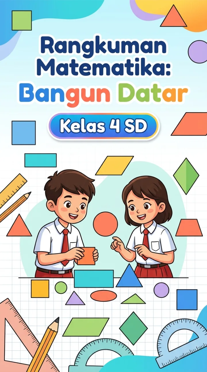 Rangkuman Matematika: Bangun Datar Kelas 4 SD