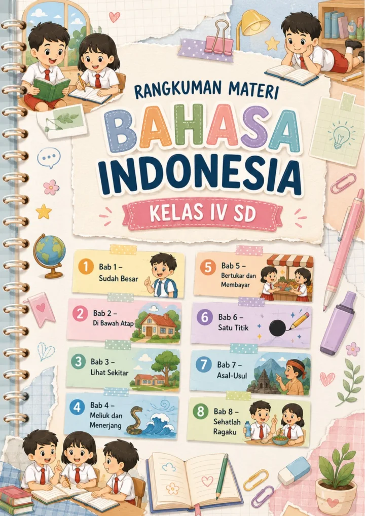 Rangkuman Kls 4   B Indonesia